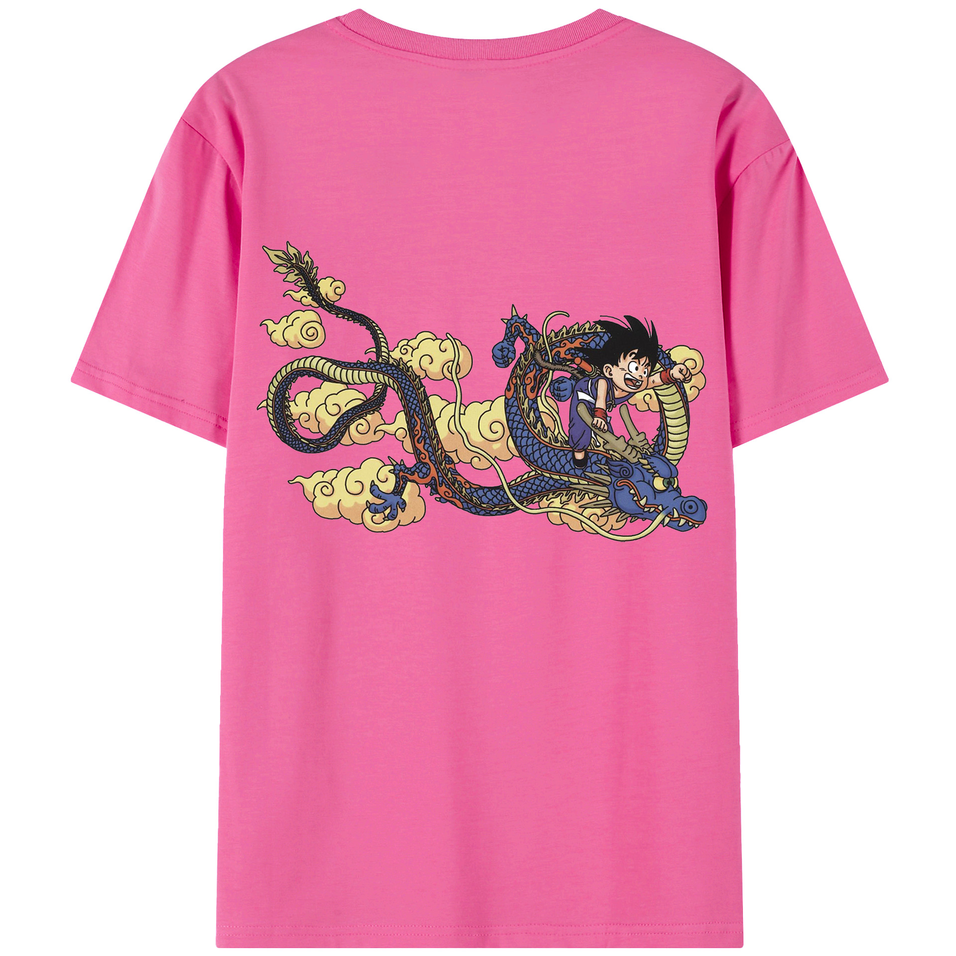 （画像用） ドラゴンボール 神龍 シェンロン DRAGON BALL Shenron レディース半袖Tシャツ(バックプリント)